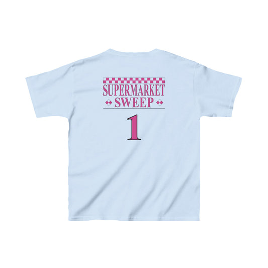 Kids Supermarket Sweep Team 1 Tee Shirt - A Family-Friendly Throwback