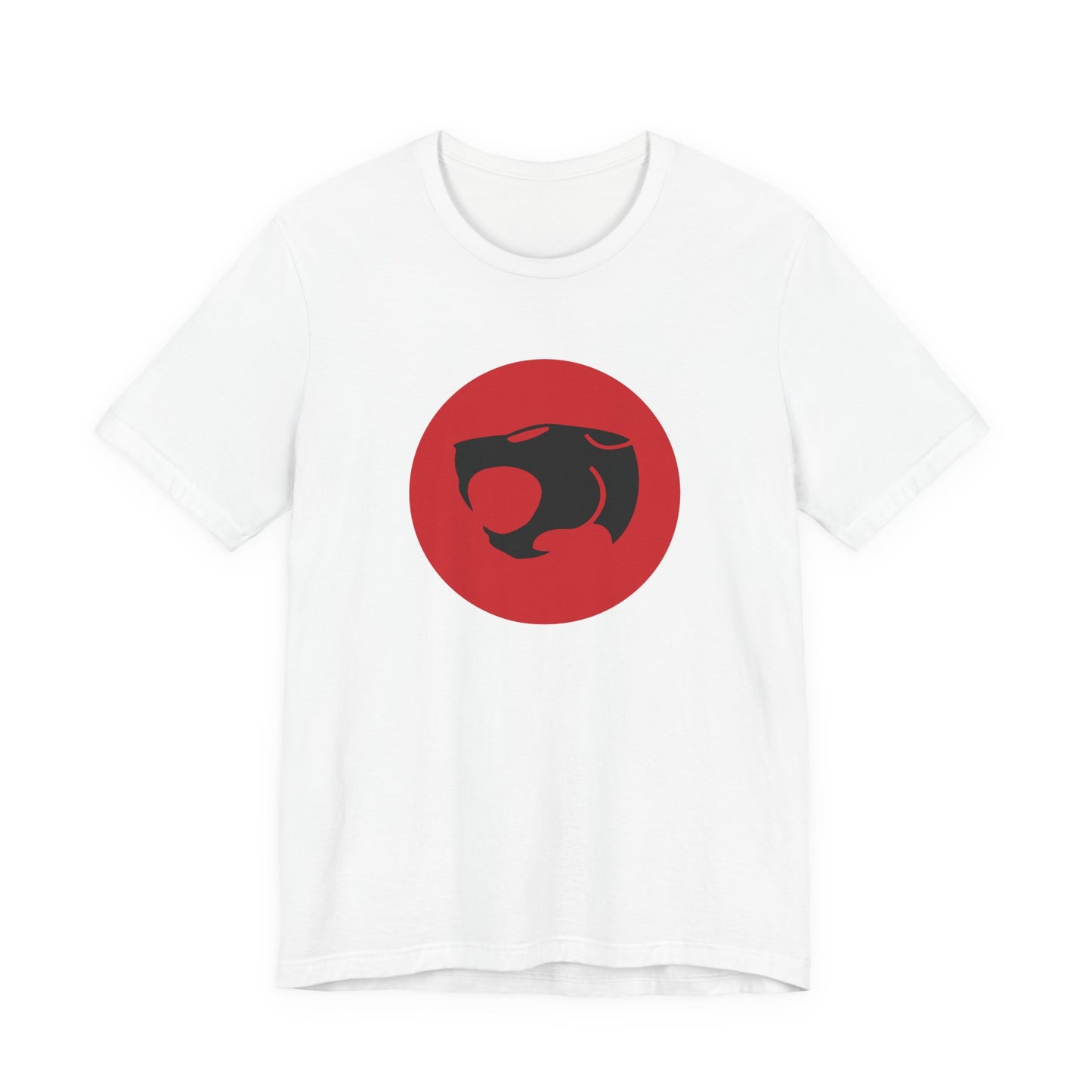 Retro 80's Cat Hero Logo T-Shirt