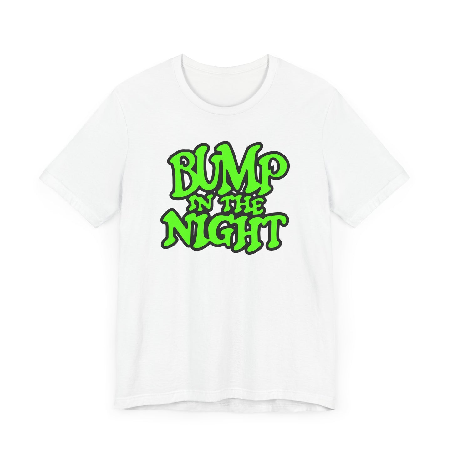 Bump in the Night Short Sleeve Tee Shirt - A Nostalgic Nod to 90s Claymation