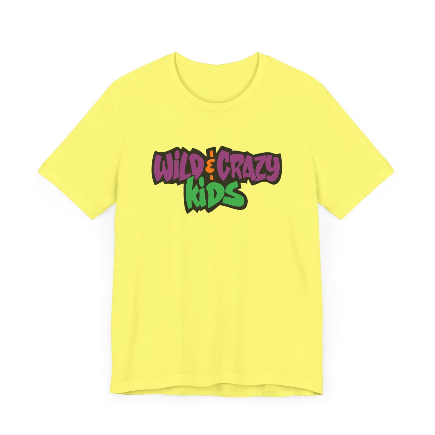 Wild and Crazy Kids Short Sleeve Tee Shirt - A Nostalgic Throwback for 80s and 90s Fans