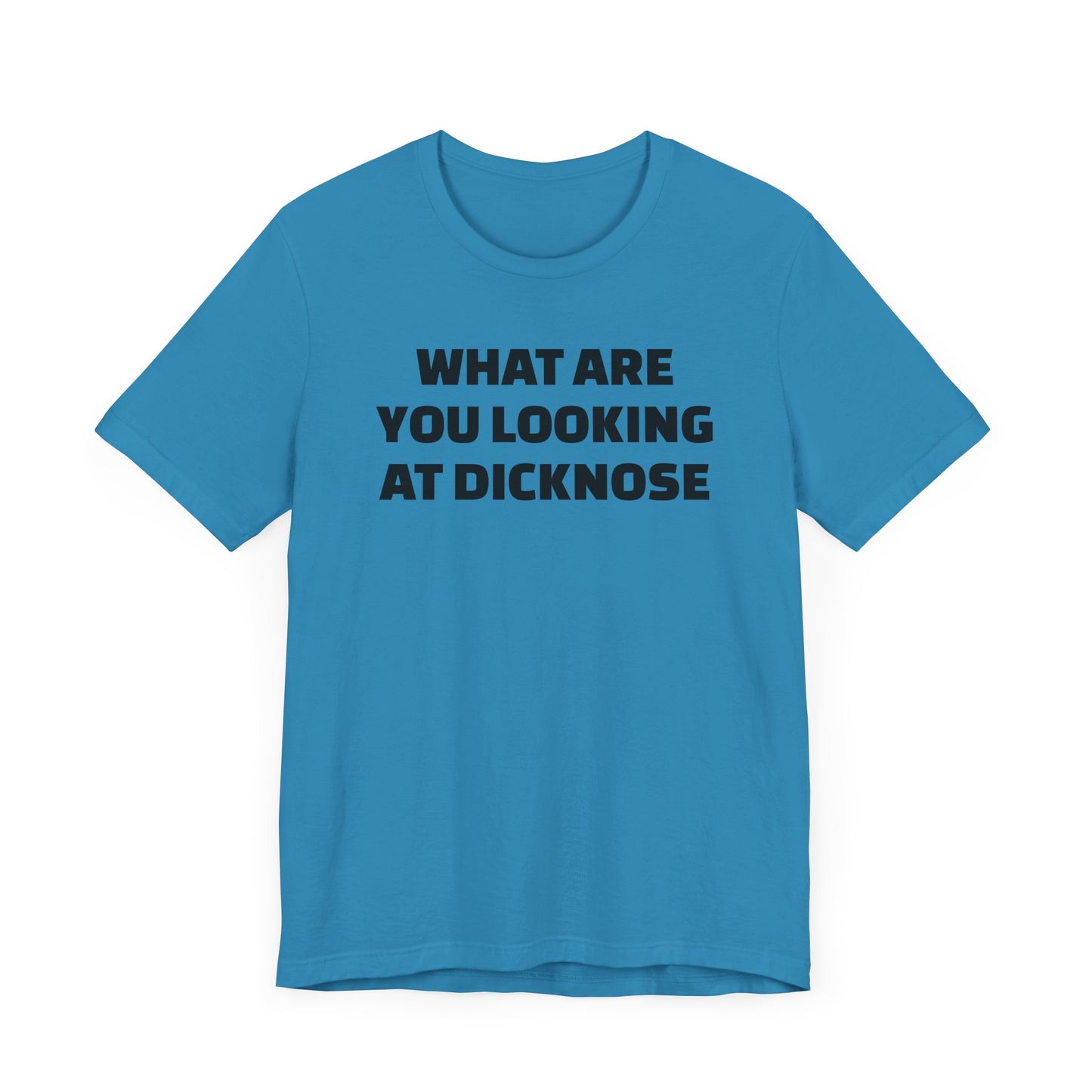 Teen Wolf What Are You Looking At Dicknose Short Sleeve Tee Shirt - A Legendary 80s Movie Tribute