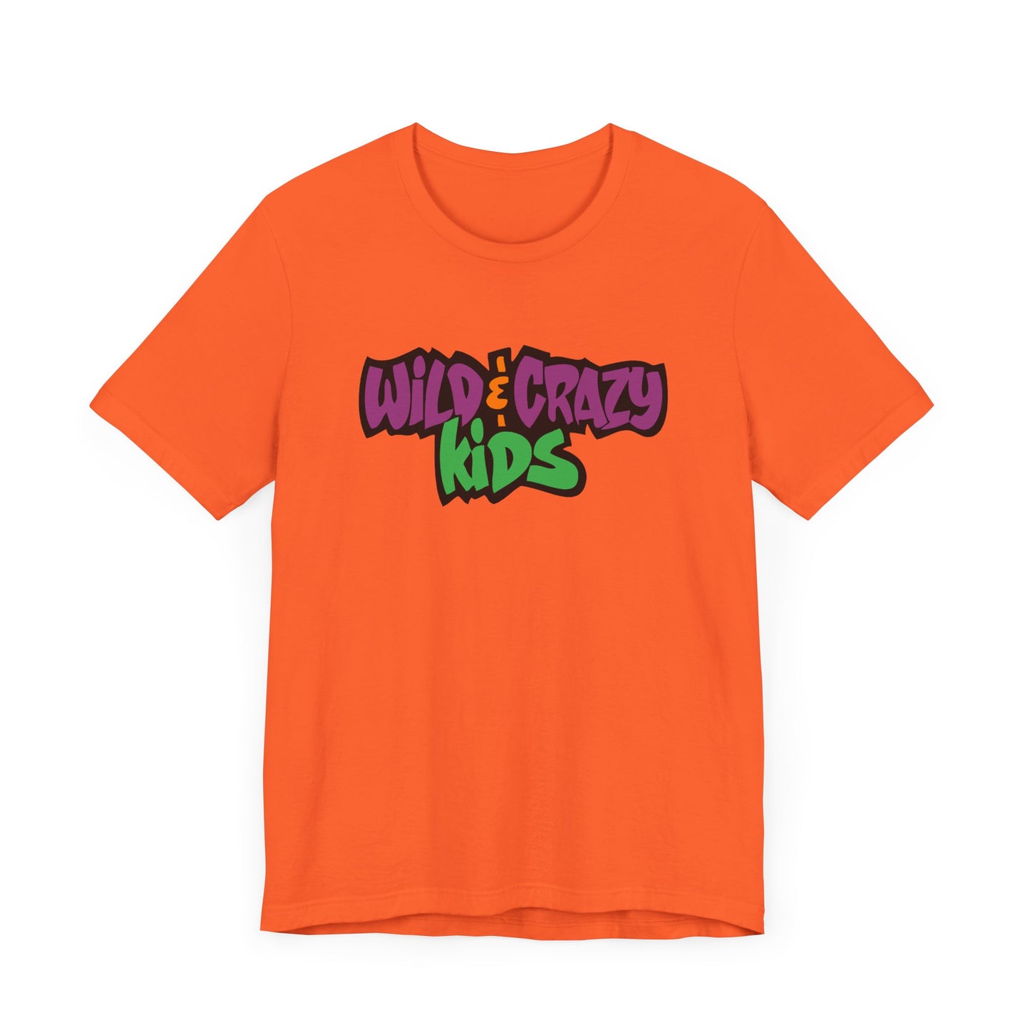 Wild and Crazy Kids Short Sleeve Tee Shirt - A Nostalgic Throwback for 80s and 90s Fans