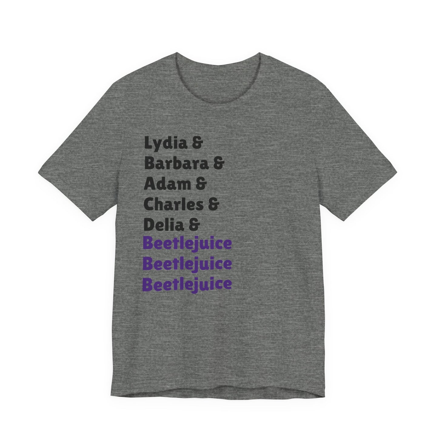 Beetlejuice Characters List T-Shirt