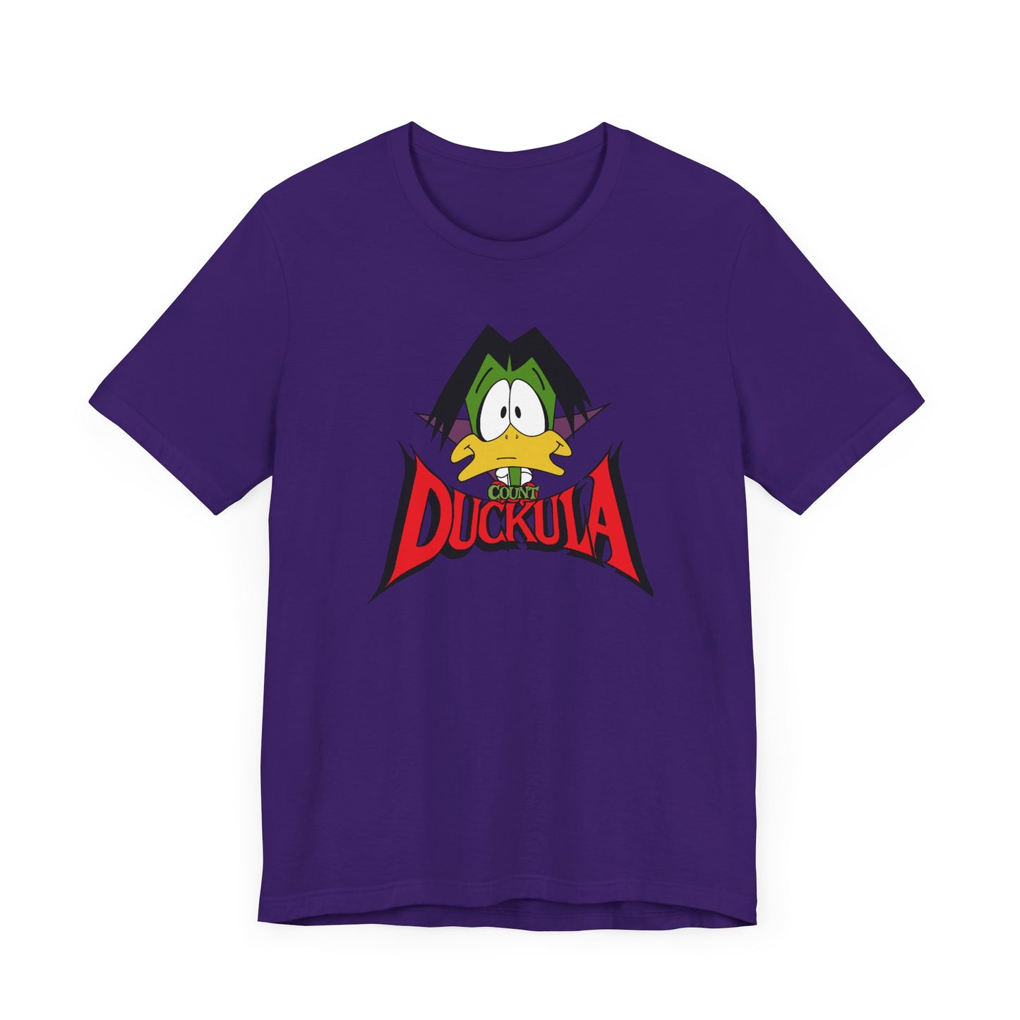 Count Duckula Short Sleeve Tee Shirt - A Nostalgic Nod to Everyone’s Favorite Vampire Duck