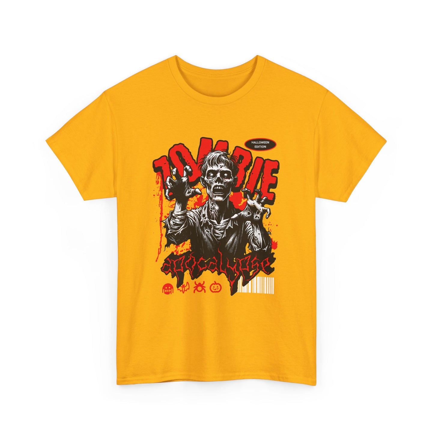 Zombie Apocalypse Short Sleeve Tee Shirt - A Haunting Halloween Tale