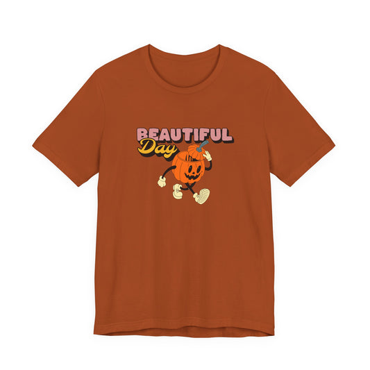 Beautiful Day Halloween Pumpkin T-Shirt