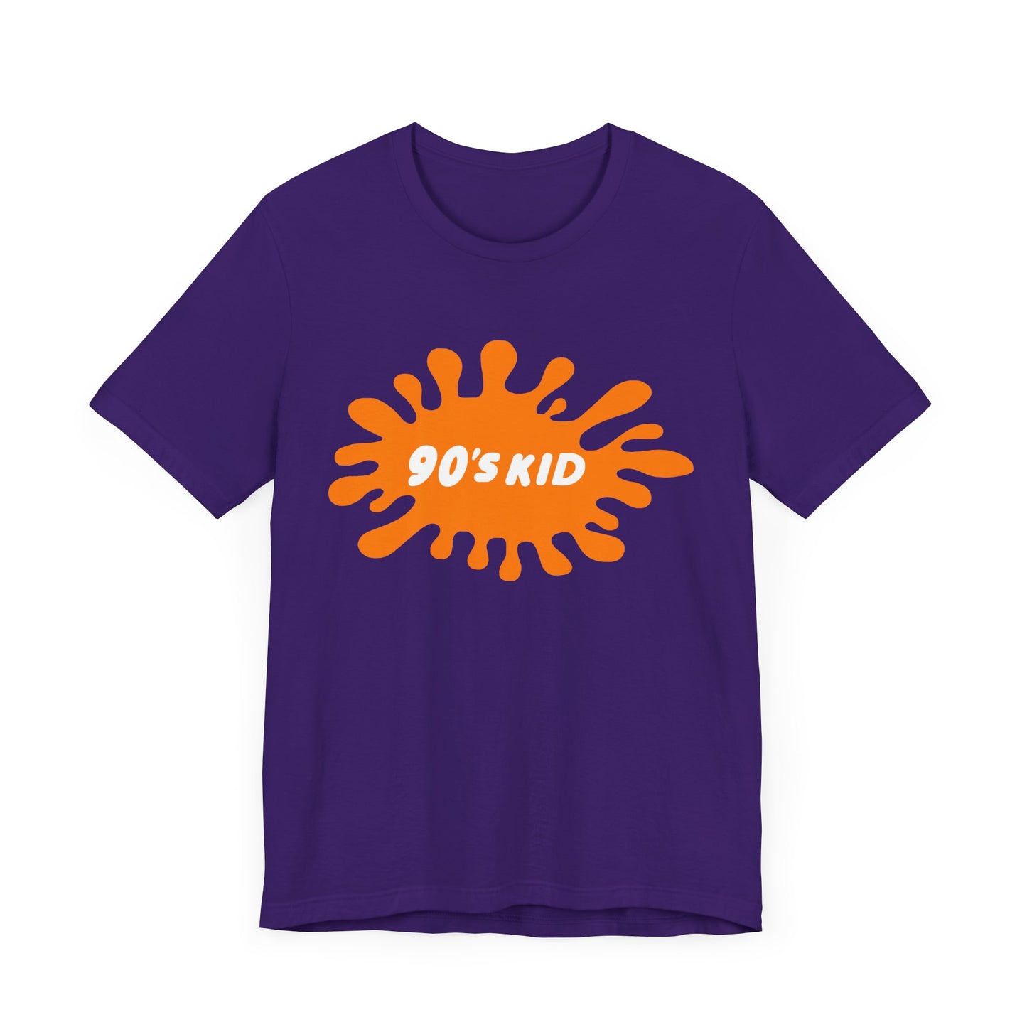 90’s Kid Short Sleeve T-Shirt - Nickelodeon-Inspired Retro Fun