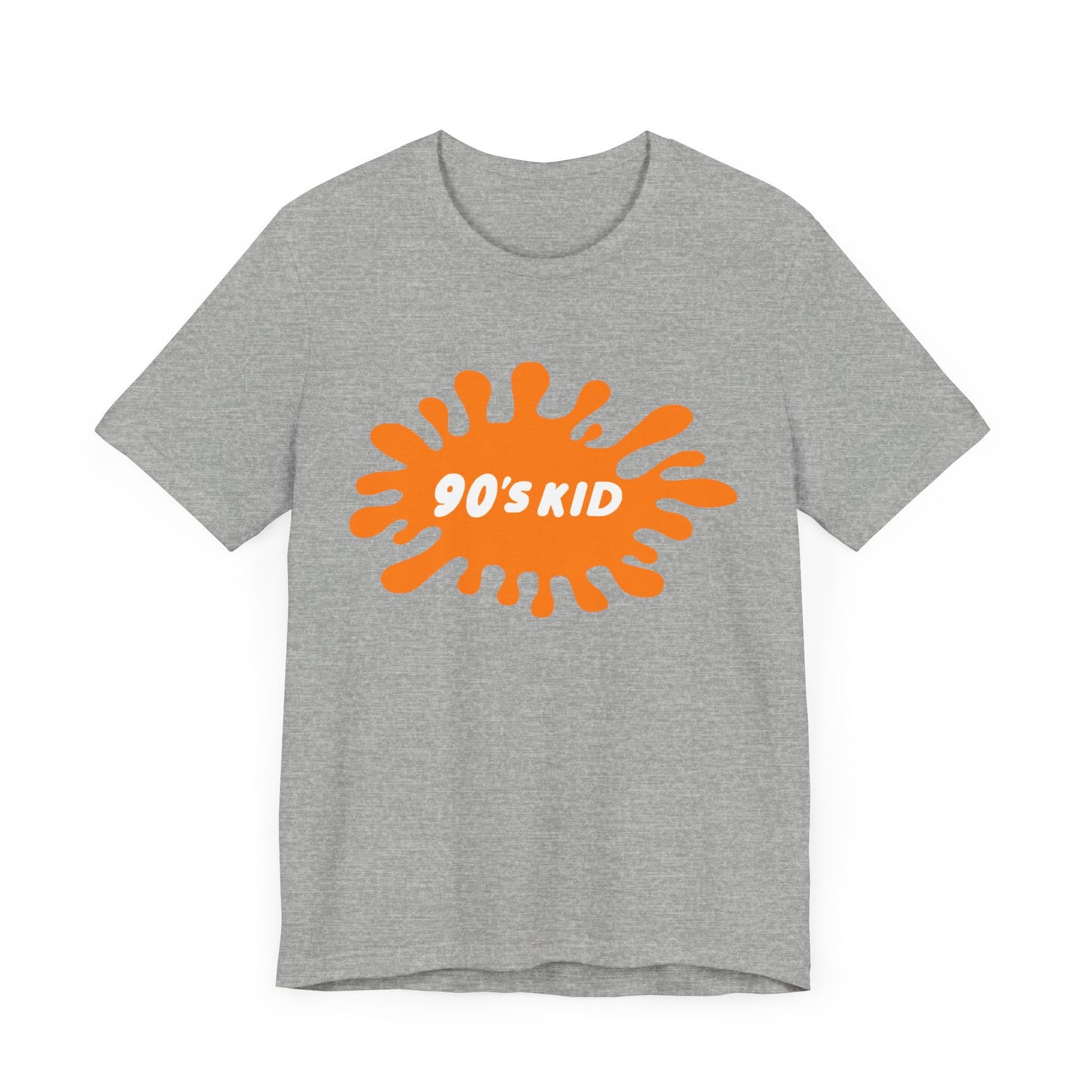 90’s Kid Short Sleeve T-Shirt - Nickelodeon-Inspired Retro Fun