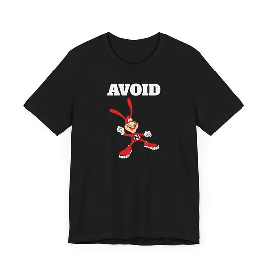 Avoid the Noid Short Sleeve Tee Shirt - A Nostalgic Pizza Delivery Throwback