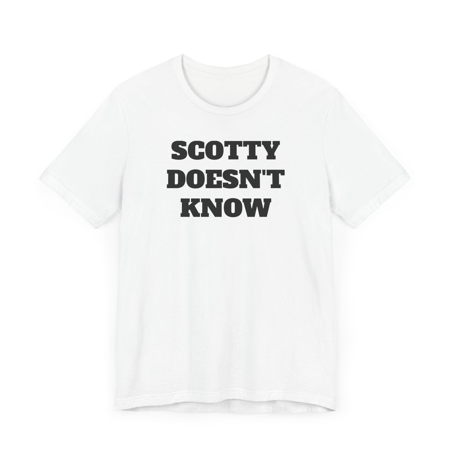 Scotty Doesn’t Know Short Sleeve T-Shirt - EuroTrip Movie Classic