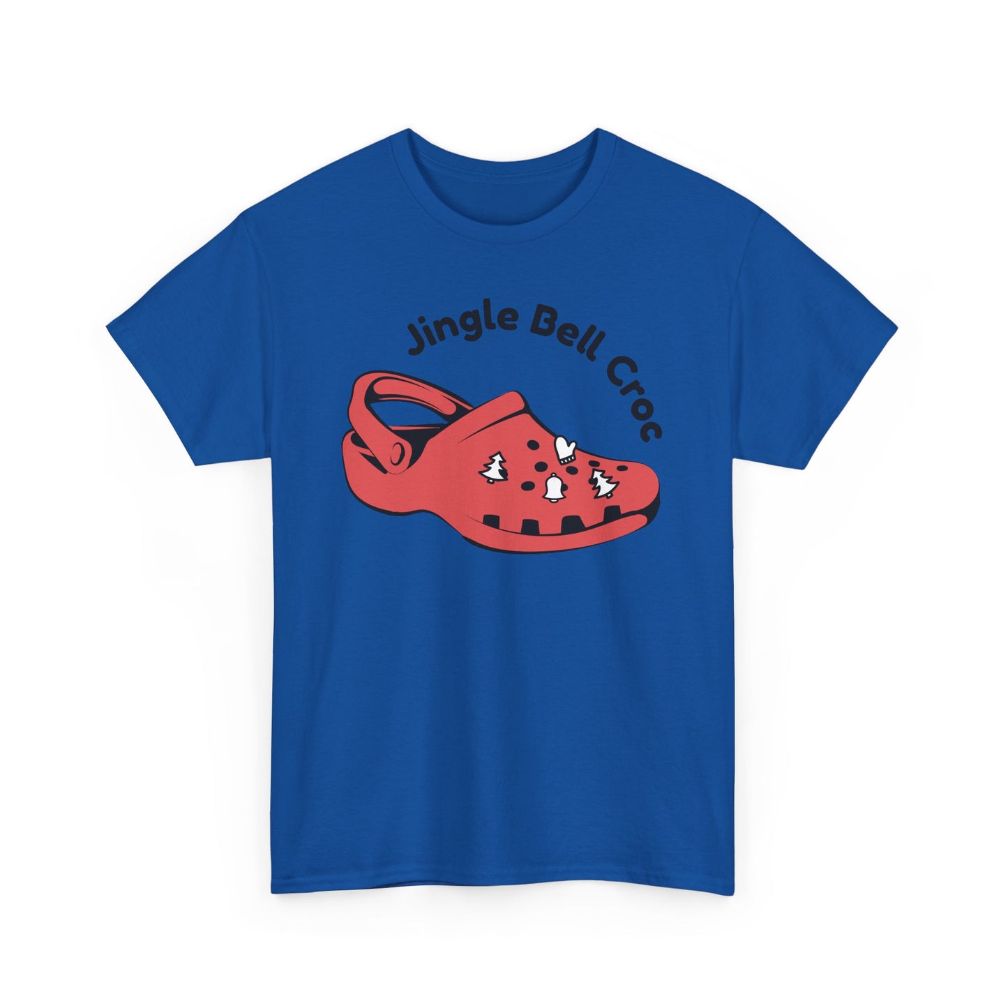 Jingle Bell Croc Short Sleeve Tee Shirt - Festive Fun for the Holidays