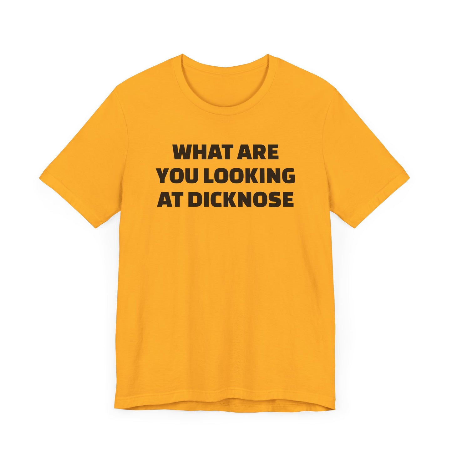 Teen Wolf What Are You Looking At Dicknose Short Sleeve Tee Shirt - A Legendary 80s Movie Tribute
