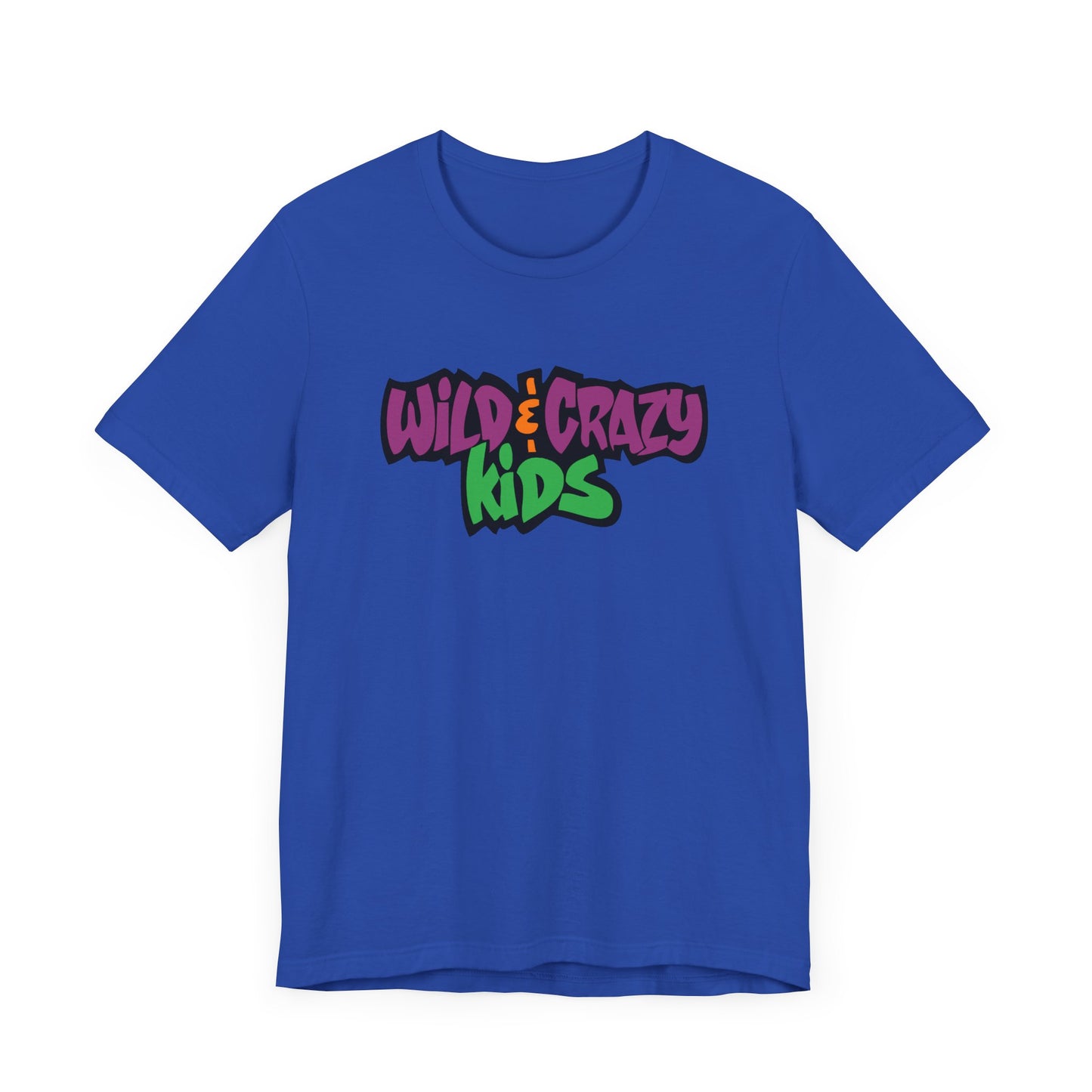 Wild and Crazy Kids Short Sleeve Tee Shirt - A Nostalgic Throwback for 80s and 90s Fans