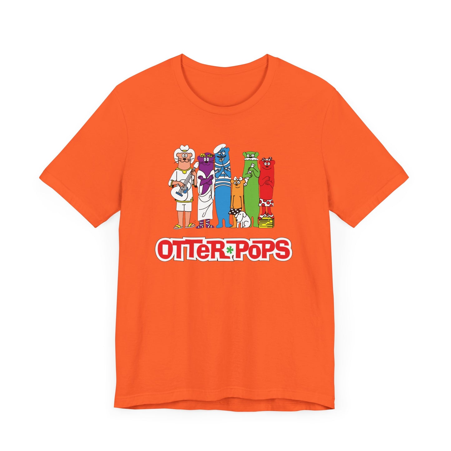 Otter Pops Short Sleeve T-Shirt - 80s Nostalgia Summer Fun