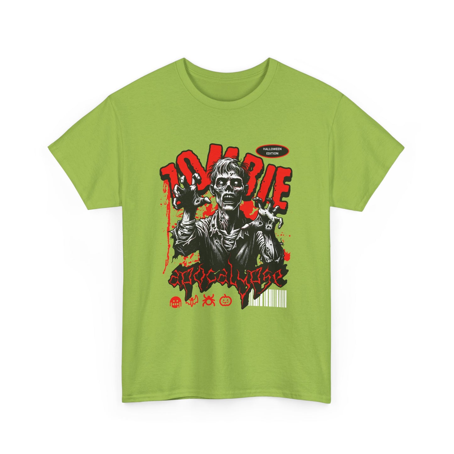 Zombie Apocalypse Short Sleeve Tee Shirt - A Haunting Halloween Tale