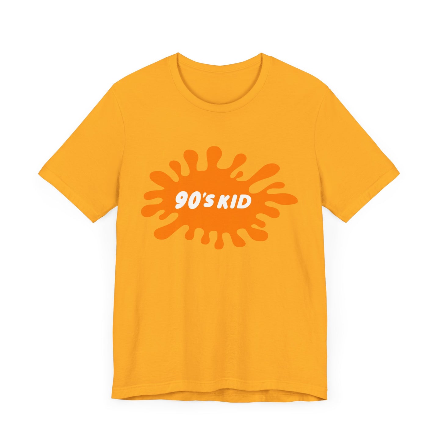 90’s Kid Short Sleeve T-Shirt - Nickelodeon-Inspired Retro Fun