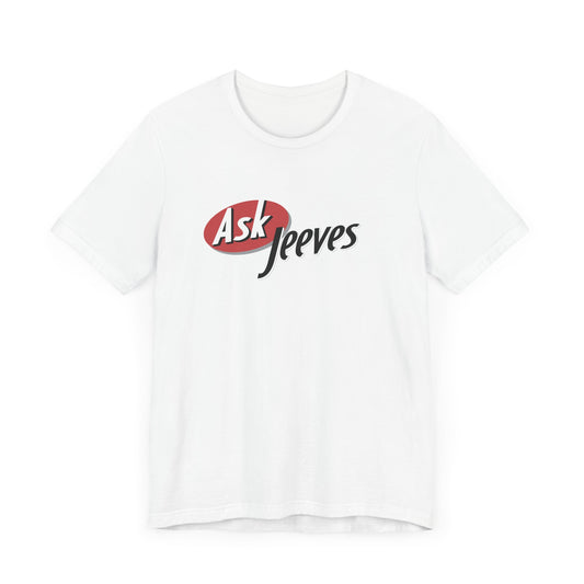 Ask Jeeves Short Sleeve Tee Shirt - A Nostalgic Nod to Internet History