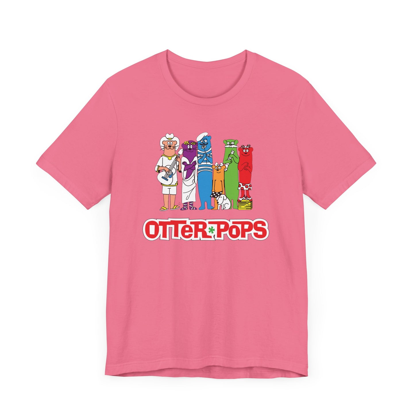 Otter Pops Short Sleeve T-Shirt - 80s Nostalgia Summer Fun