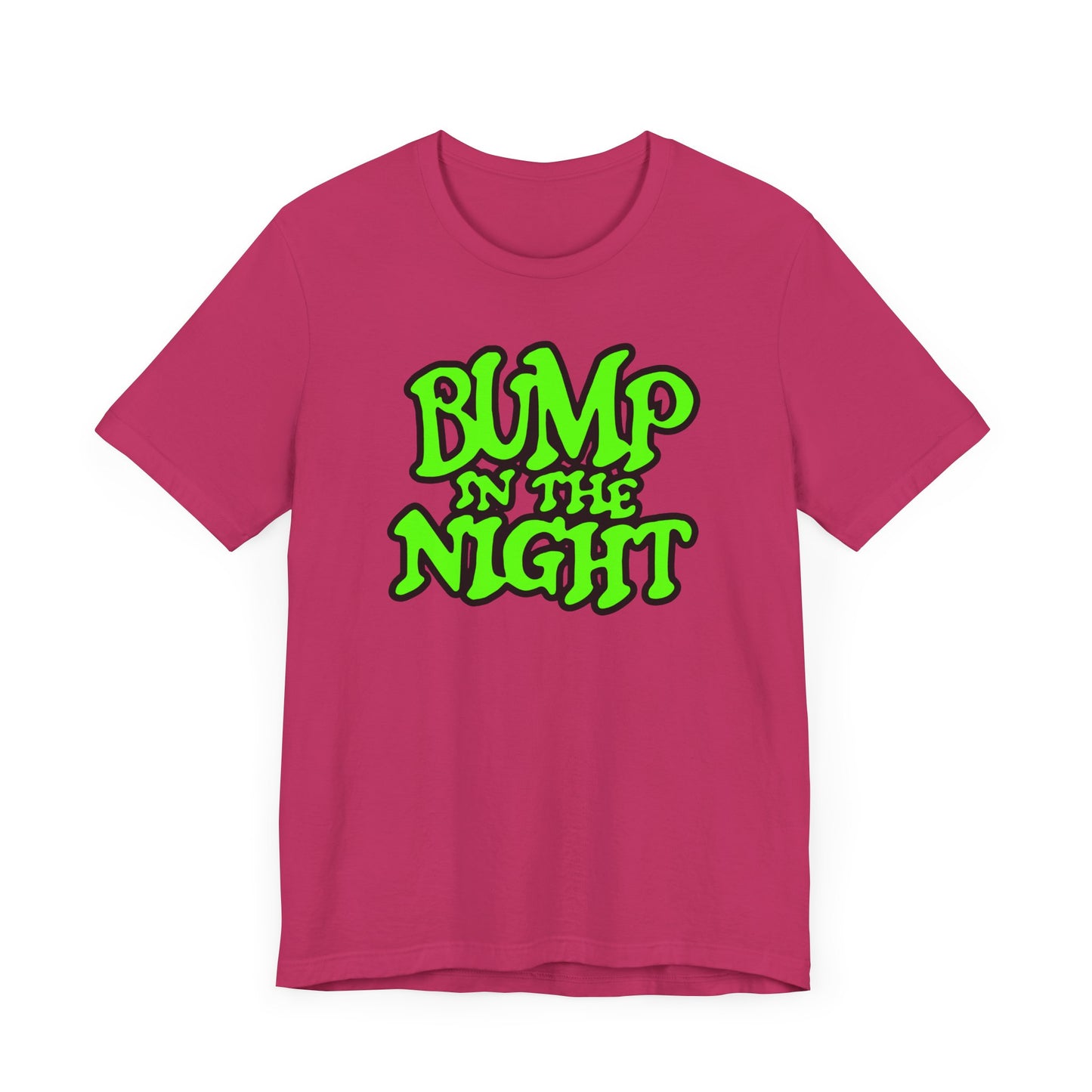Bump in the Night Short Sleeve Tee Shirt - A Nostalgic Nod to 90s Claymation