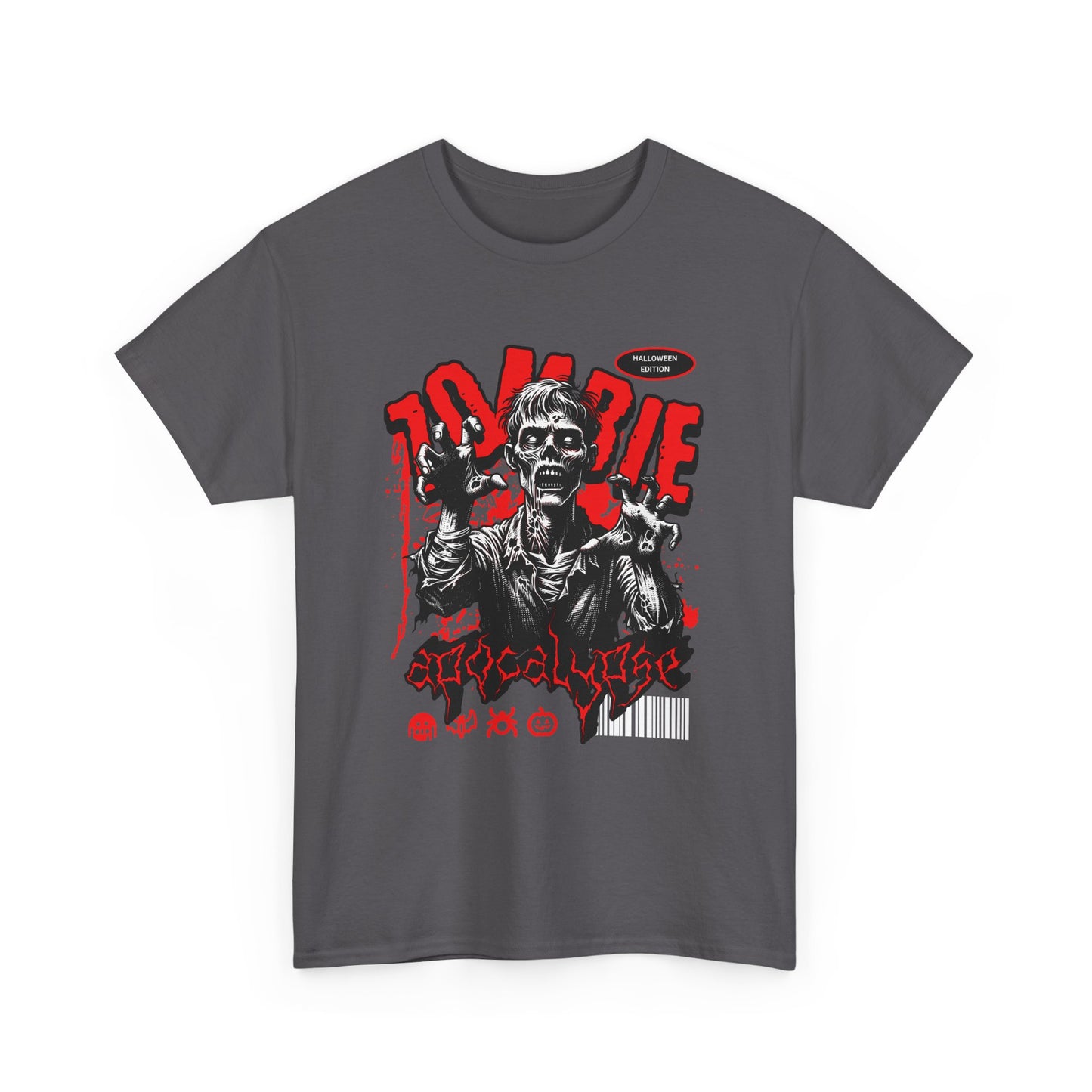 Zombie Apocalypse Short Sleeve Tee Shirt - A Haunting Halloween Tale