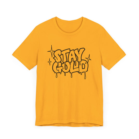 Stay Gold Short Sleeve Tee Shirt - A Classic Literary Tribute
