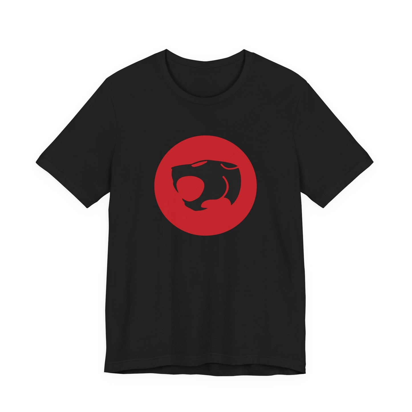 Retro 80's Cat Hero Logo T-Shirt