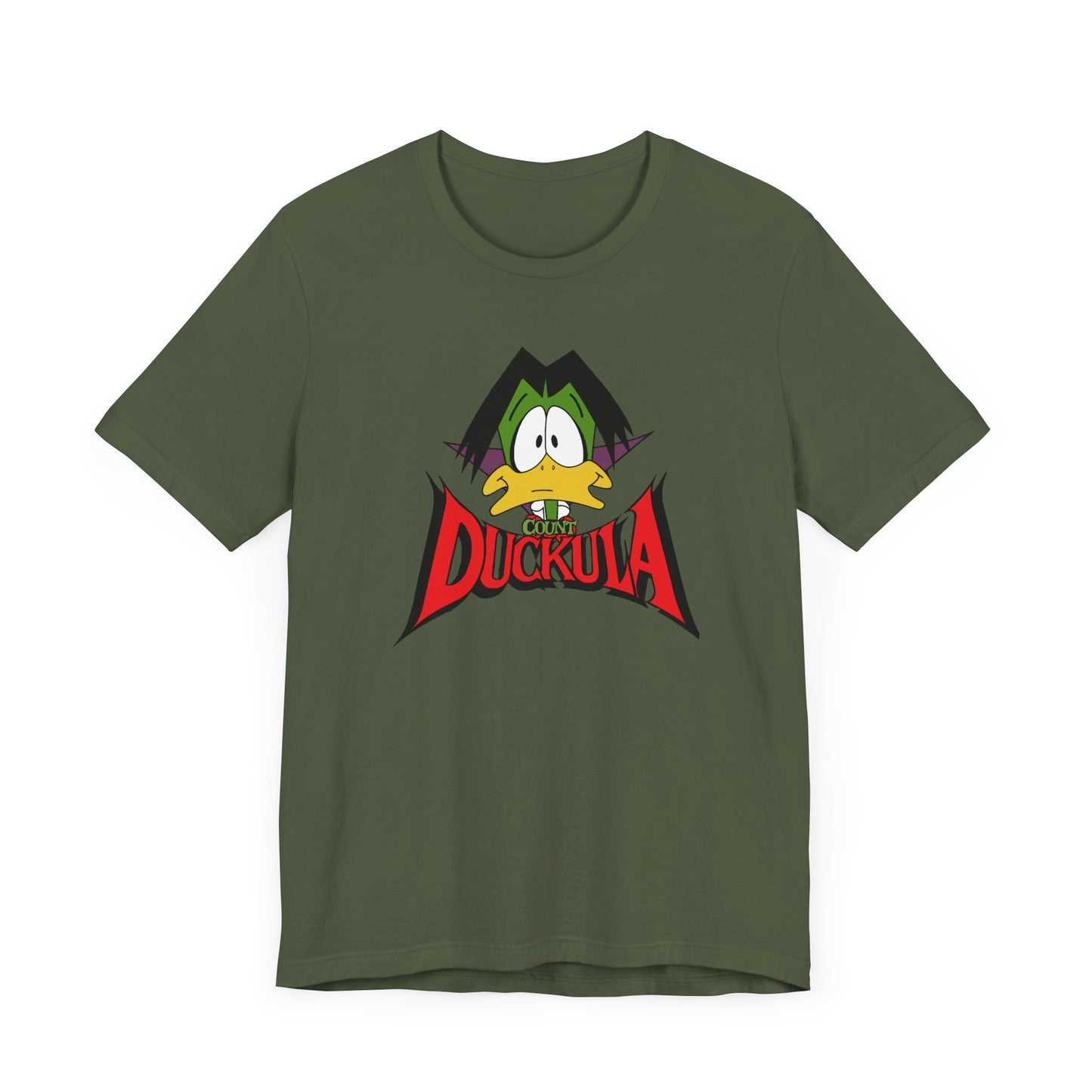 Count Duckula Short Sleeve Tee Shirt - A Nostalgic Nod to Everyone’s Favorite Vampire Duck