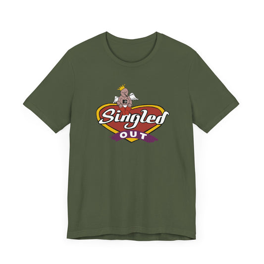 MTV-Inspired Singled Out Short Sleeve T-Shirt - A 90s Dating Show Throwback