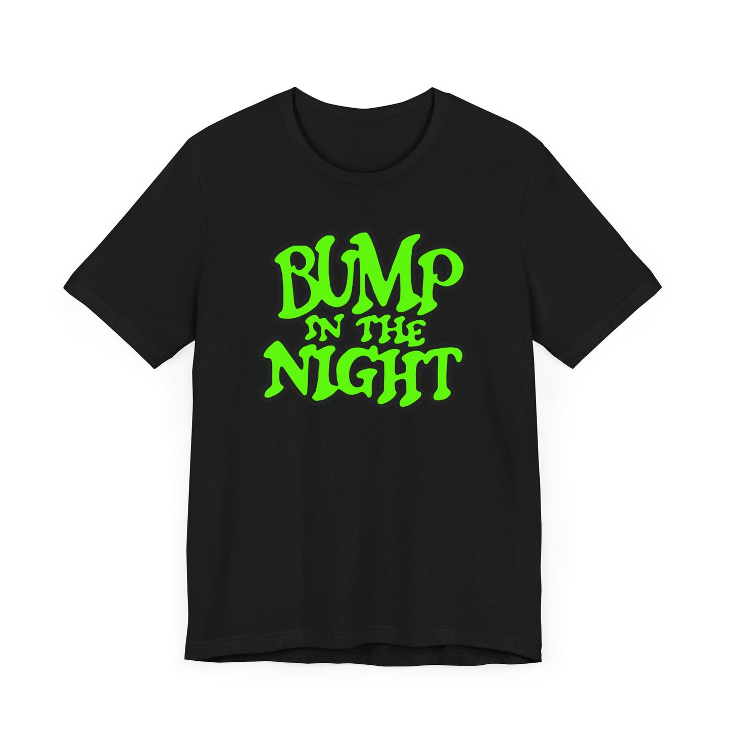Bump in the Night Short Sleeve Tee Shirt - A Nostalgic Nod to 90s Claymation