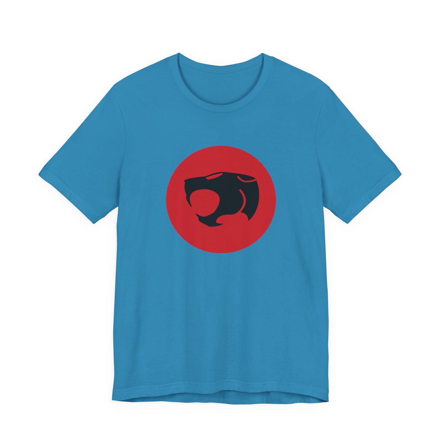 Retro 80's Cat Hero Logo T-Shirt