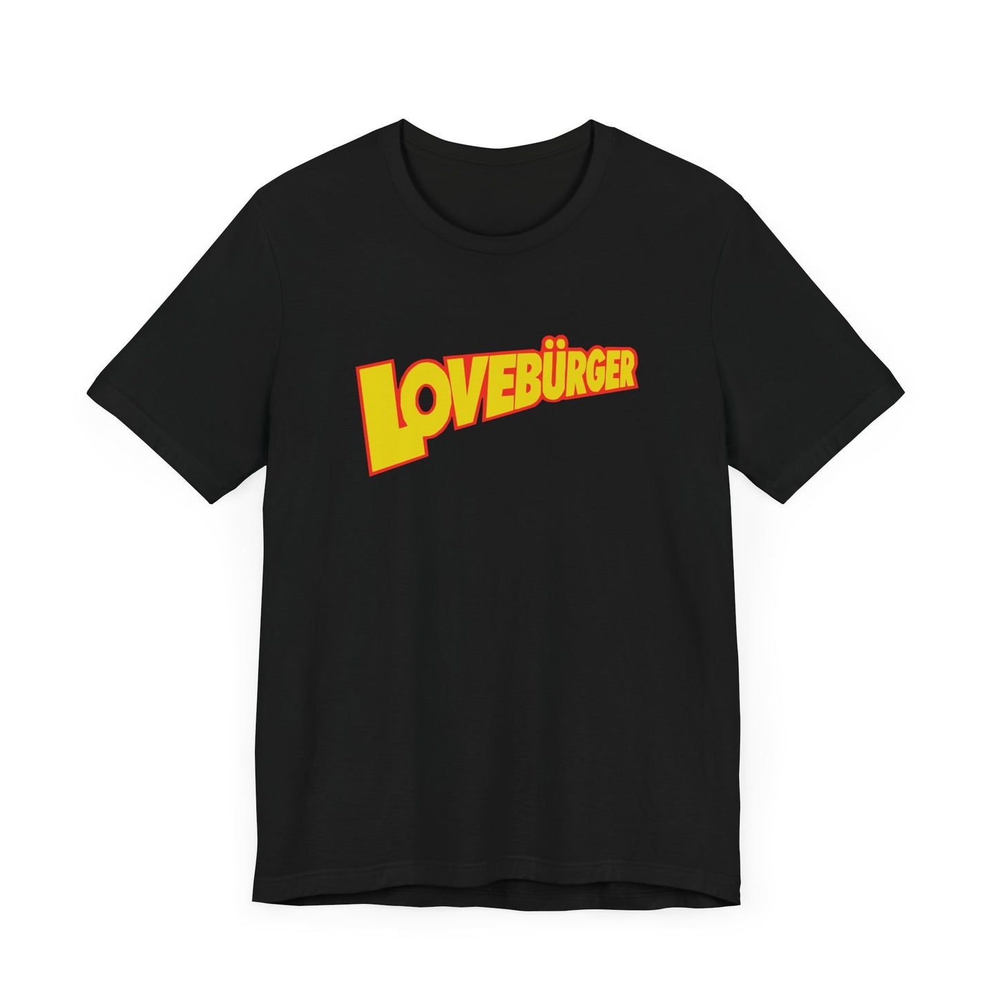 Can’t Hardly Wait Lovebürger Short Sleeve Tee Shirt - A Tribute to 90s Teen Comedy