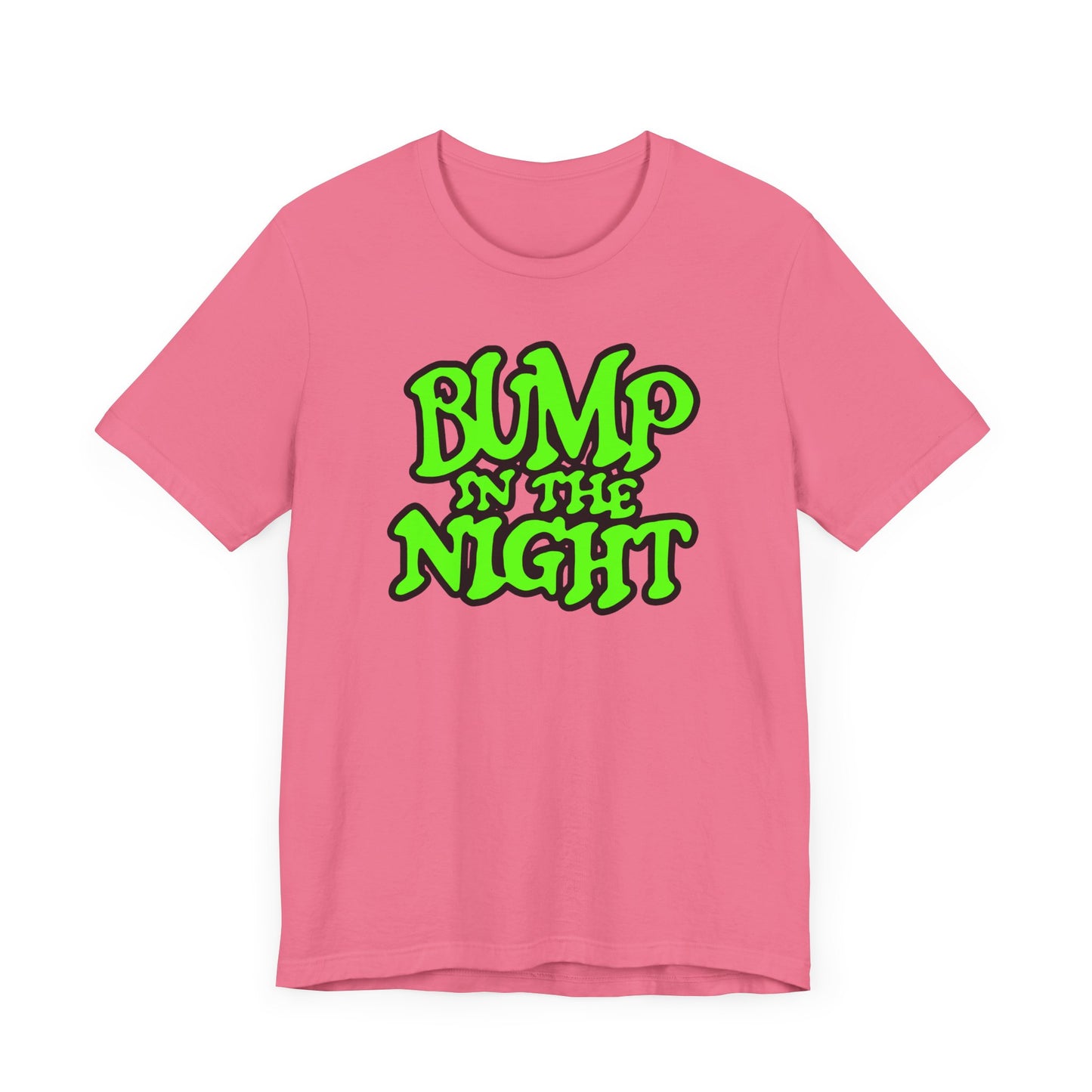 Bump in the Night Short Sleeve Tee Shirt - A Nostalgic Nod to 90s Claymation