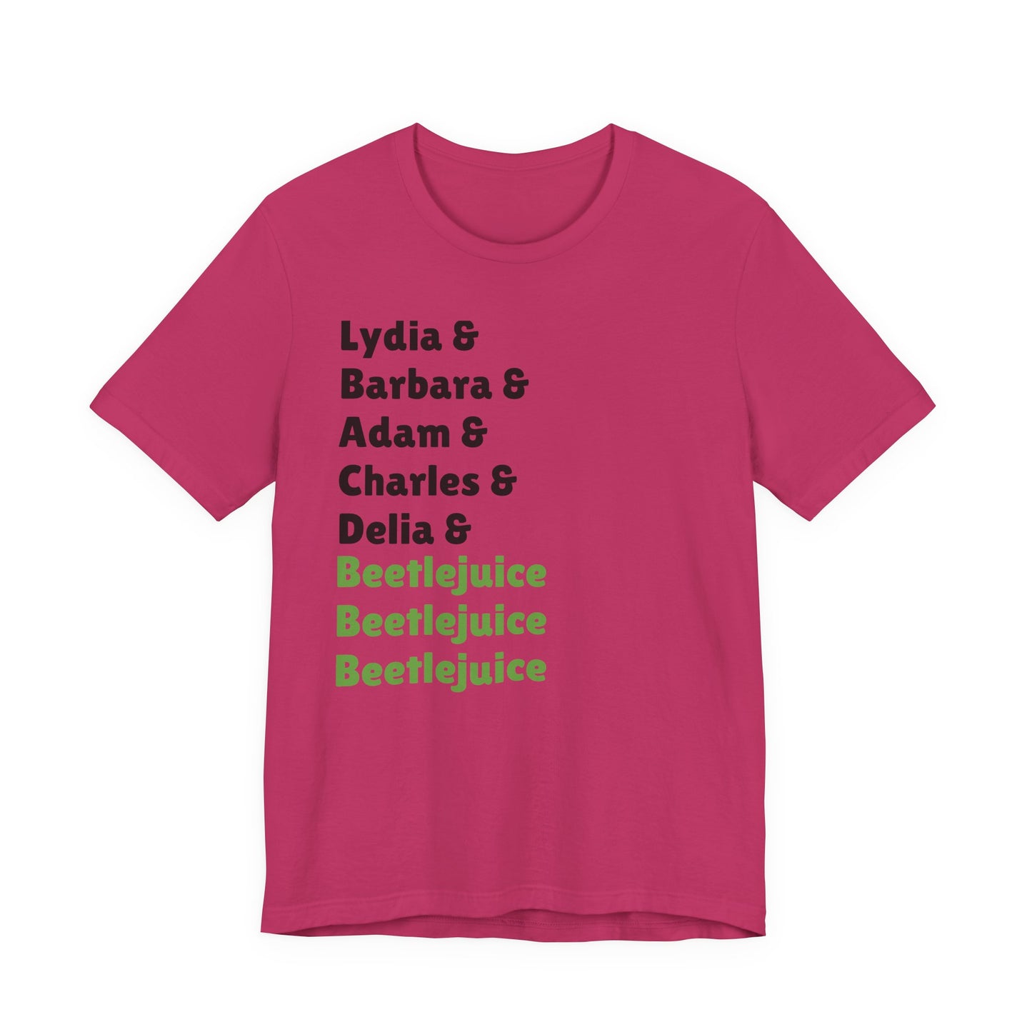 Beetlejuice Characters List T-Shirt