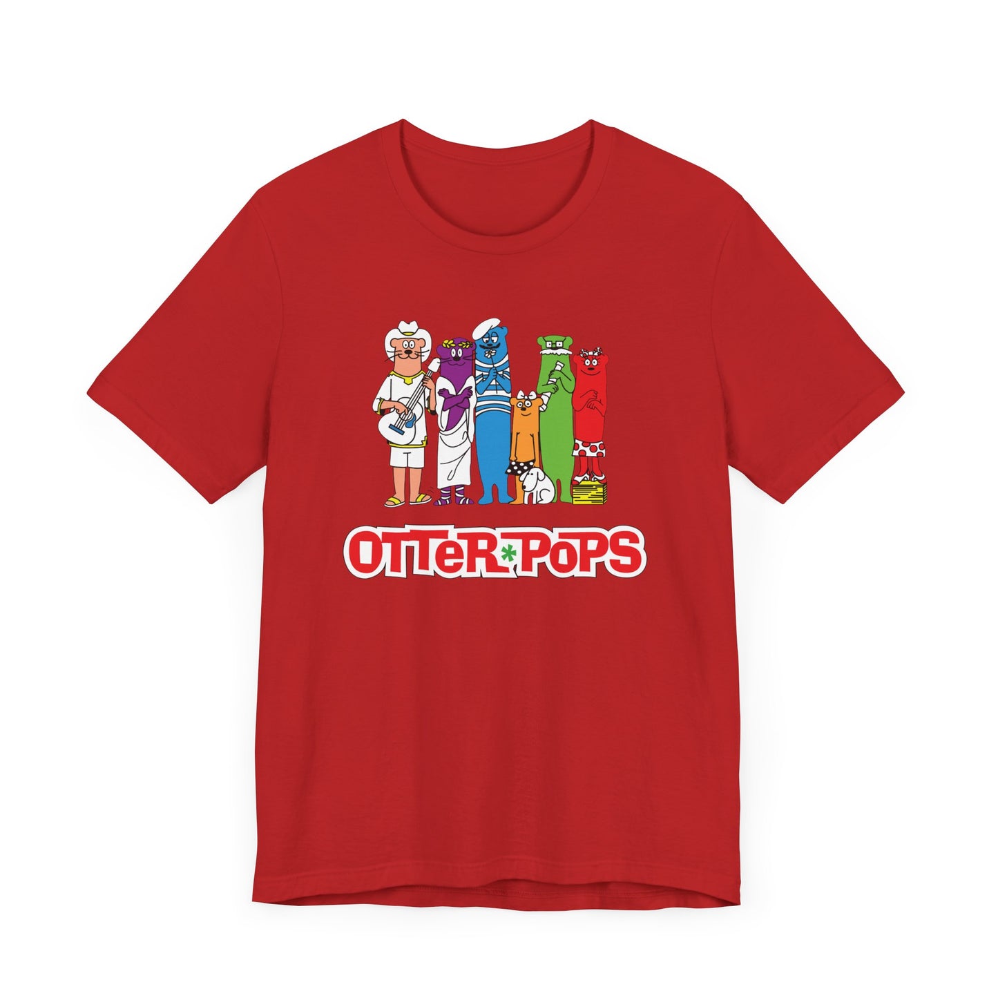 Otter Pops Short Sleeve T-Shirt - 80s Nostalgia Summer Fun