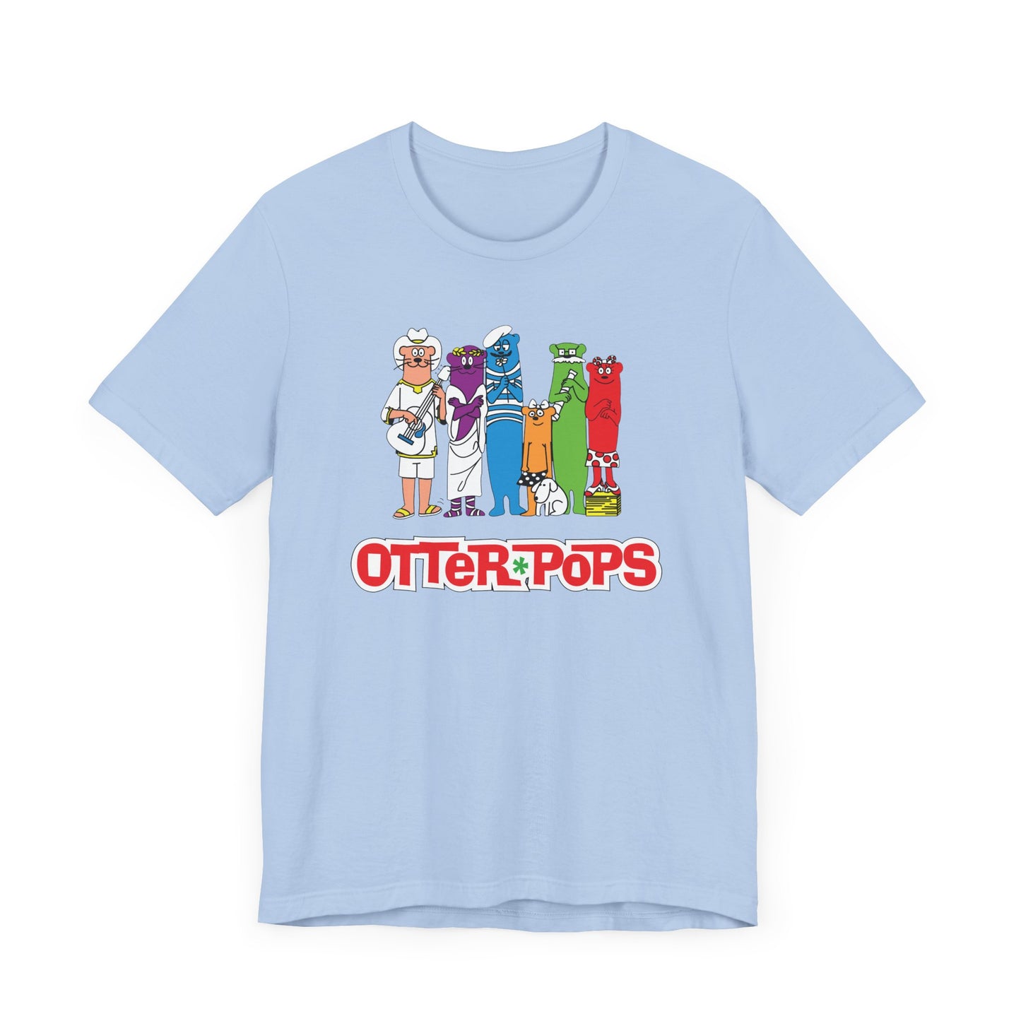 Otter Pops Short Sleeve T-Shirt - 80s Nostalgia Summer Fun