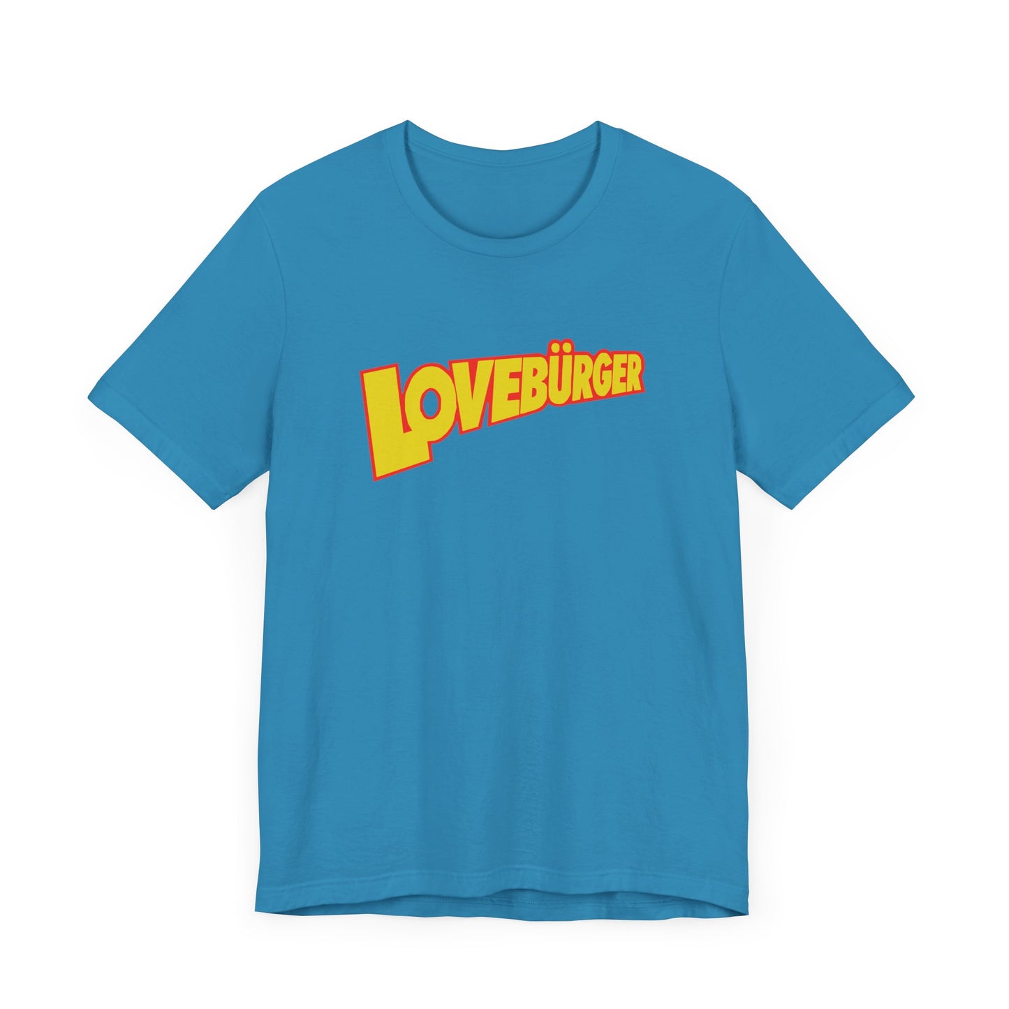 Can’t Hardly Wait Lovebürger Short Sleeve Tee Shirt - A Tribute to 90s Teen Comedy