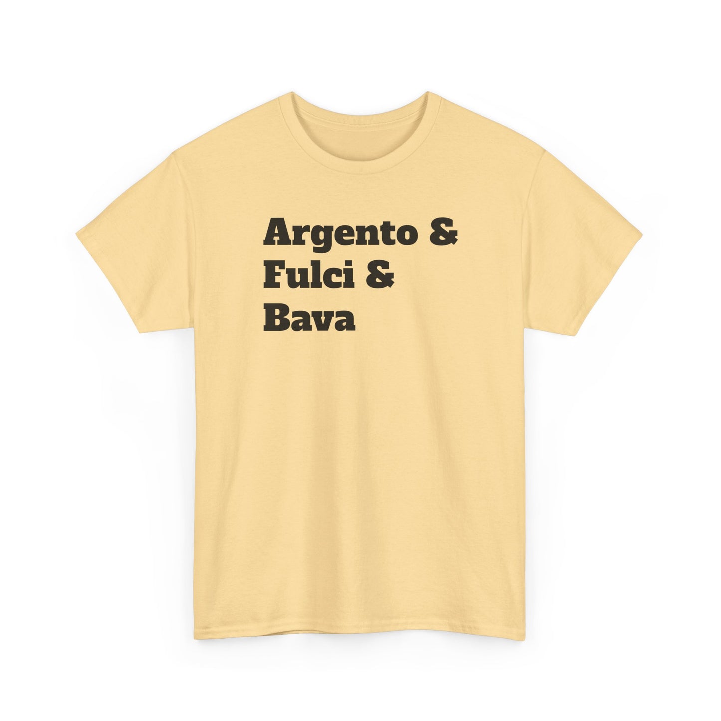 Italian Horror Directors T-Shirt – Tribute to Argento, Fulci and Bava