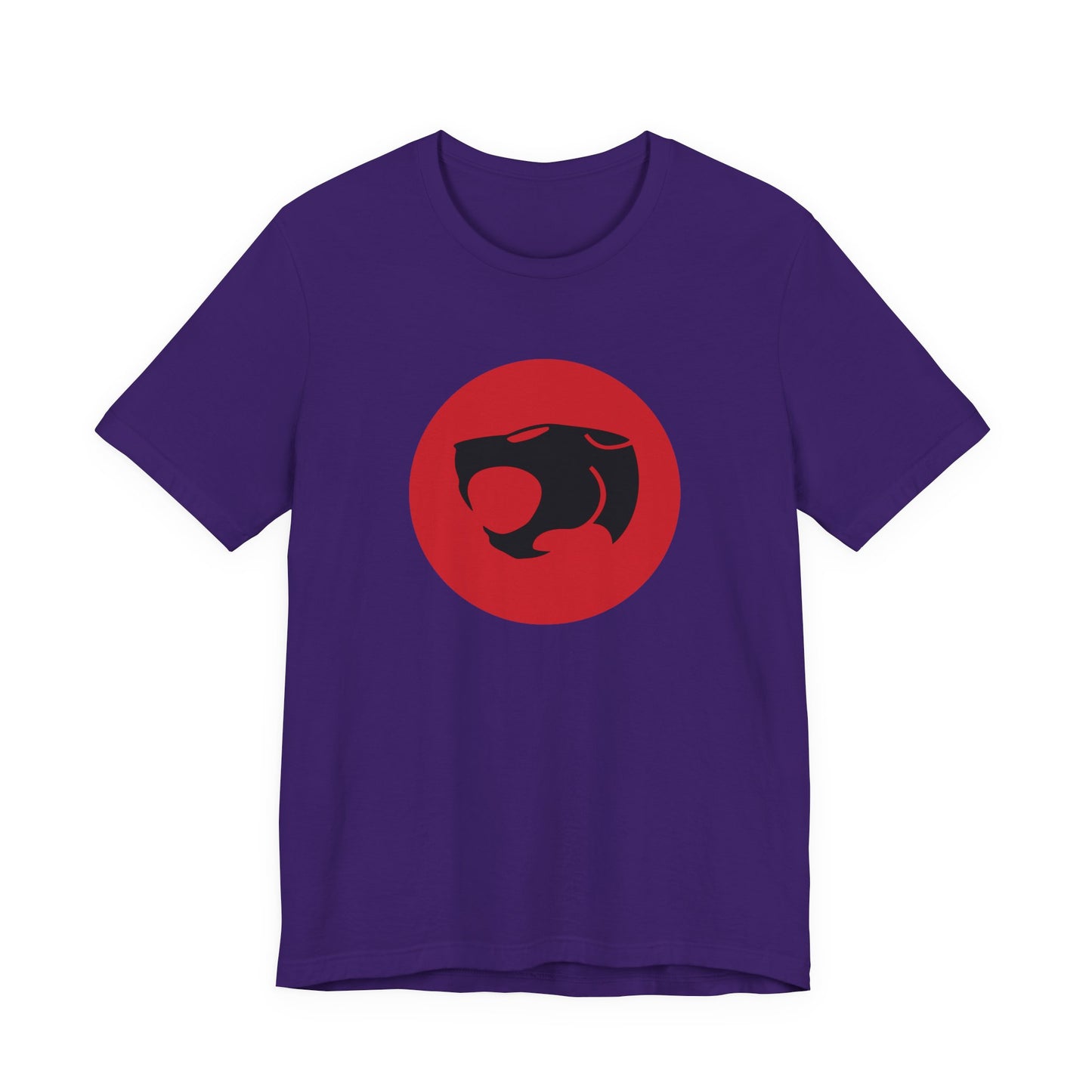 Retro 80's Cat Hero Logo T-Shirt