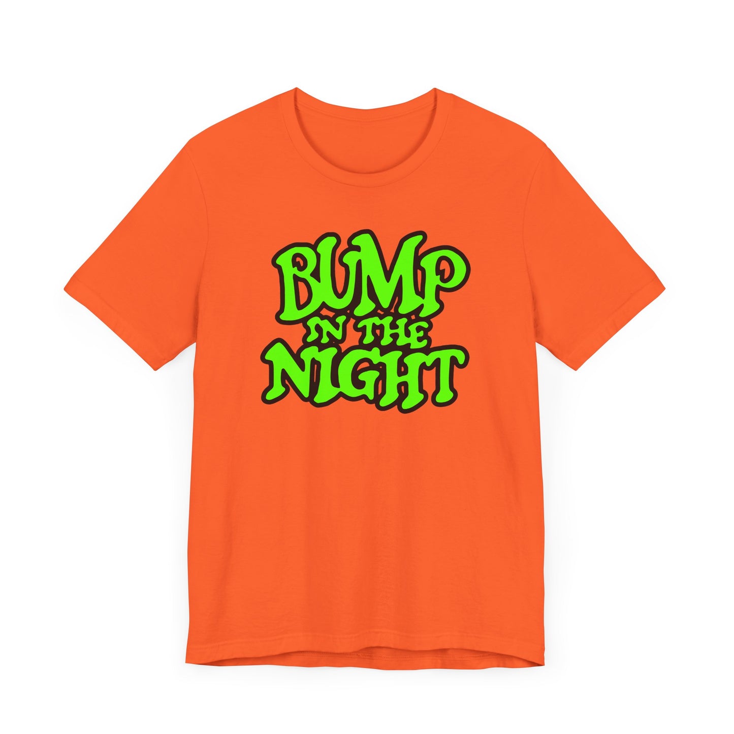 Bump in the Night Short Sleeve Tee Shirt - A Nostalgic Nod to 90s Claymation