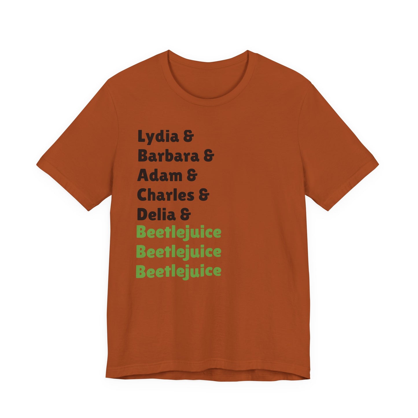 Beetlejuice Characters List T-Shirt