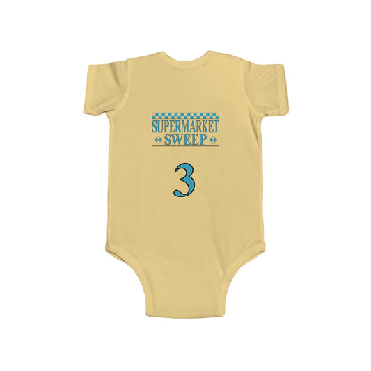 Supermarket Sweep Team 3 Yellow Bodysuit Onesie