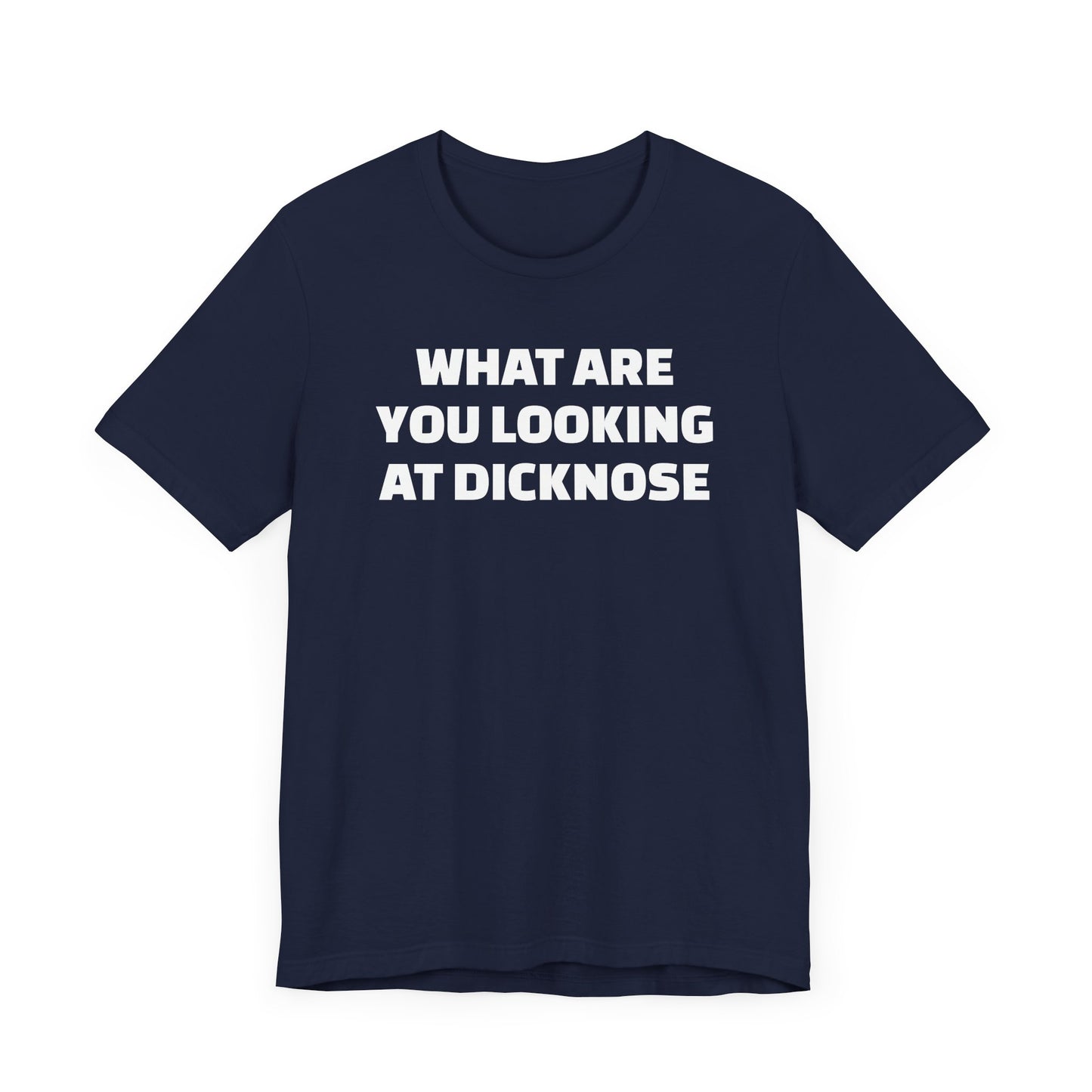 Teen Wolf What Are You Looking At Dicknose Short Sleeve Tee Shirt - A Legendary 80s Movie Tribute