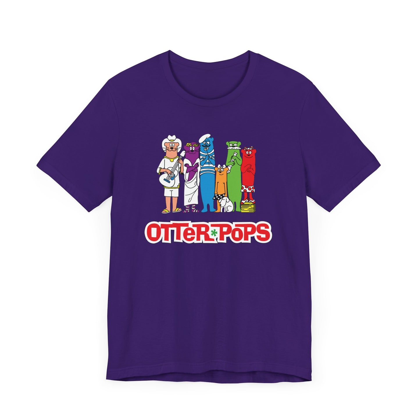 Otter Pops Short Sleeve T-Shirt - 80s Nostalgia Summer Fun
