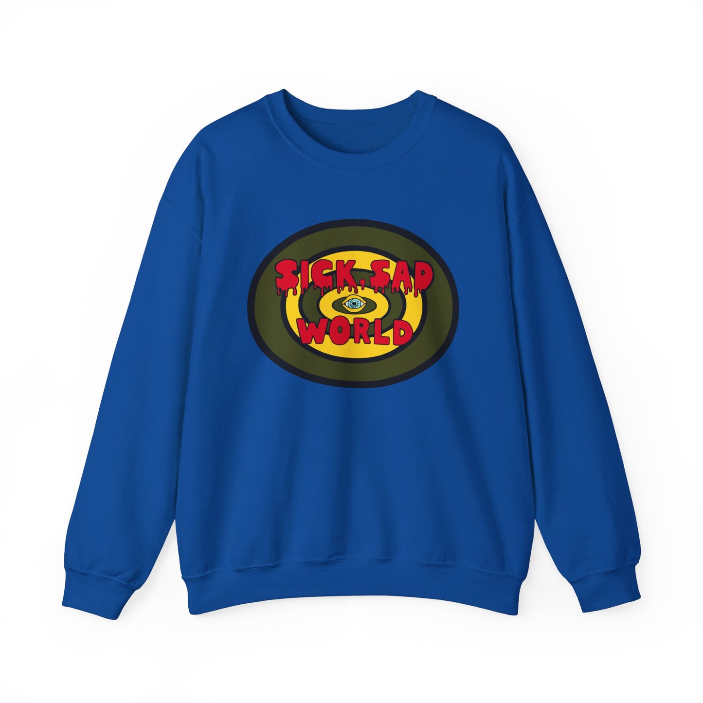 Daria Sick Sad World Crewneck Sweatshirt - 90s Animated Satire at Its Best