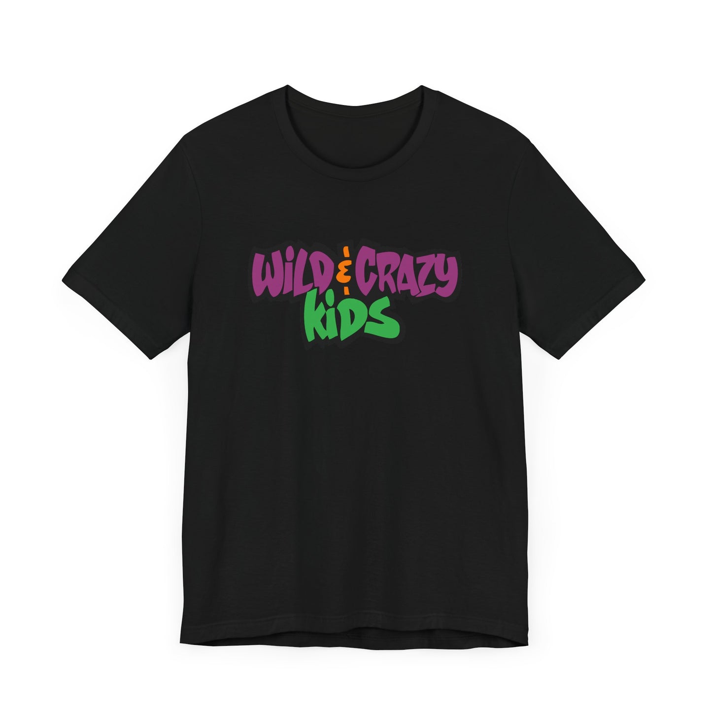 Wild and Crazy Kids Short Sleeve Tee Shirt - A Nostalgic Throwback for 80s and 90s Fans