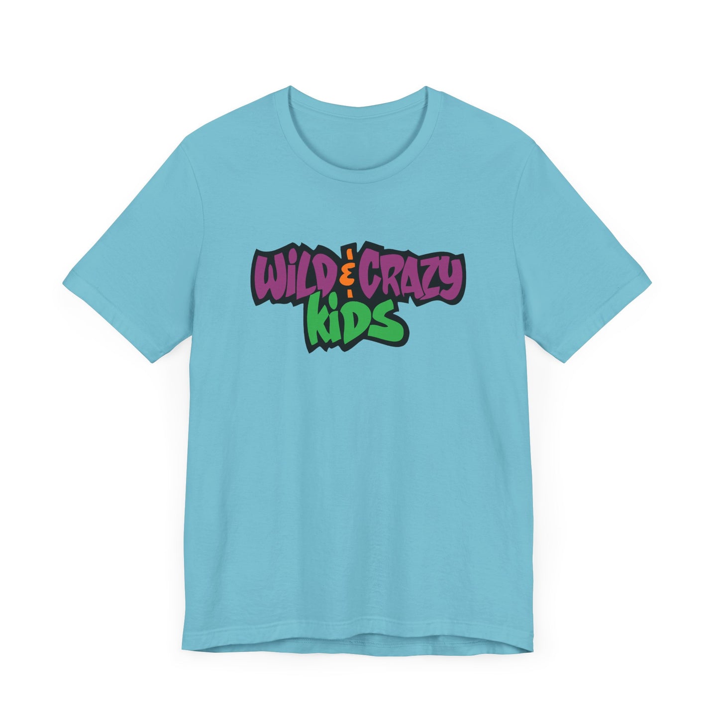 Wild and Crazy Kids Short Sleeve Tee Shirt - A Nostalgic Throwback for 80s and 90s Fans