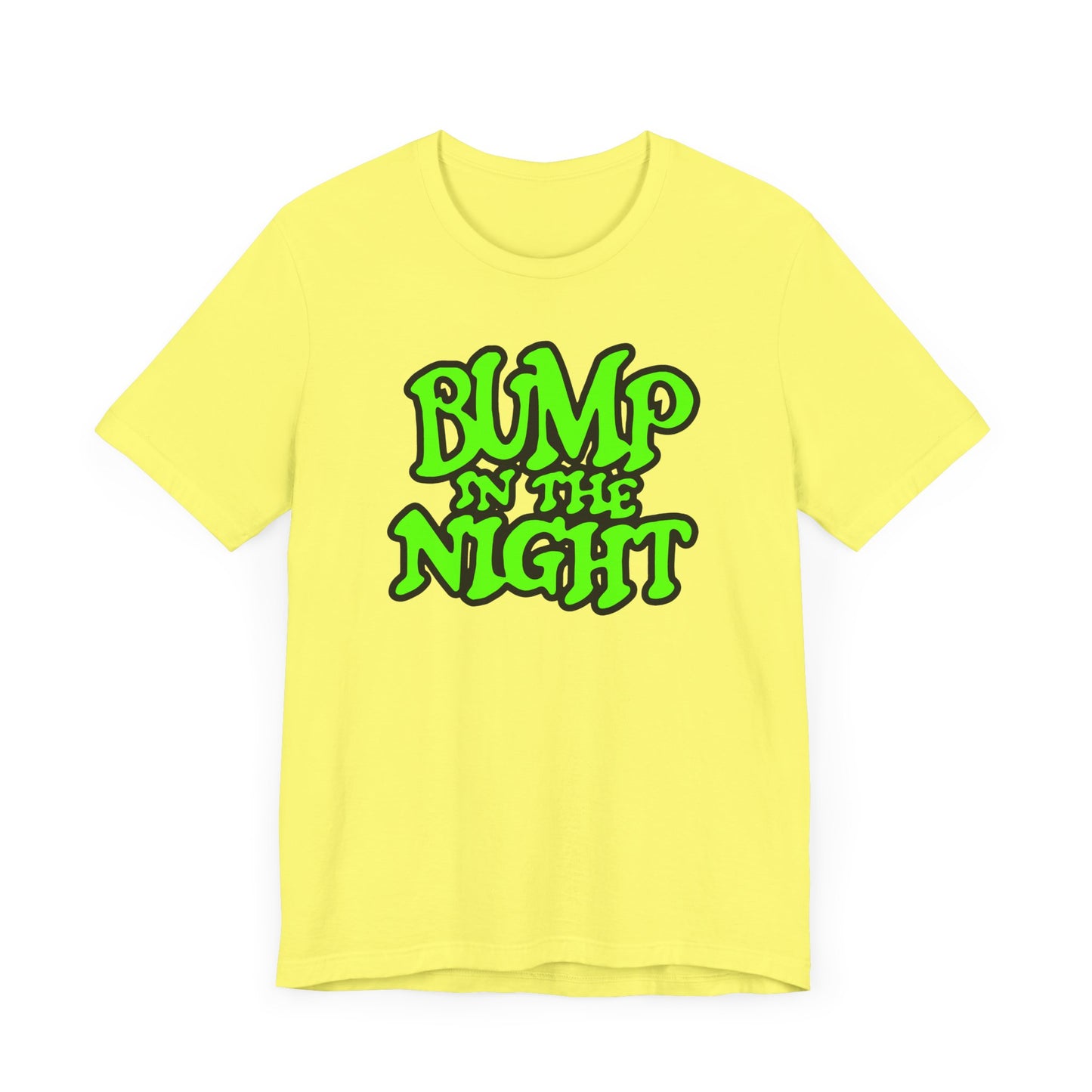 Bump in the Night Short Sleeve Tee Shirt - A Nostalgic Nod to 90s Claymation