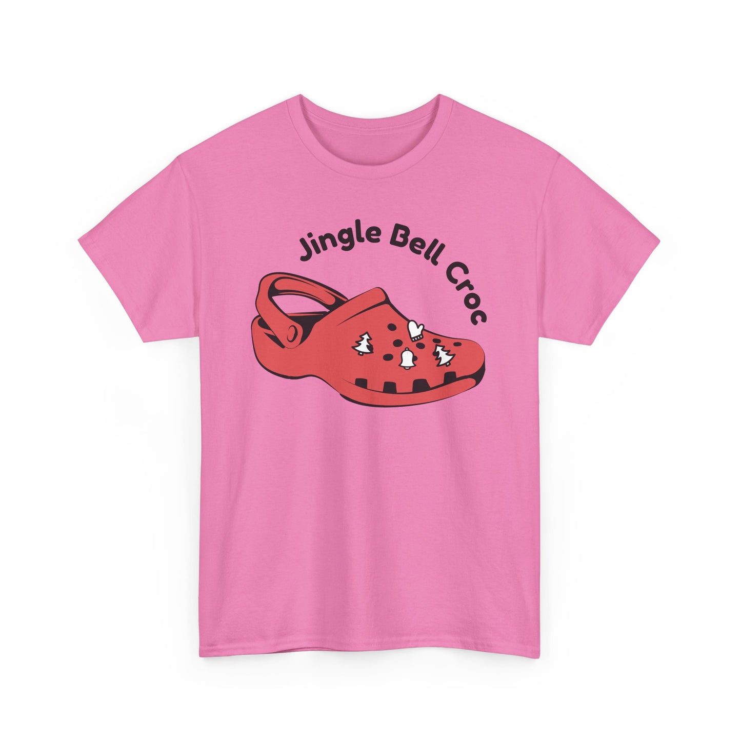 Jingle Bell Croc Short Sleeve Tee Shirt - Festive Fun for the Holidays