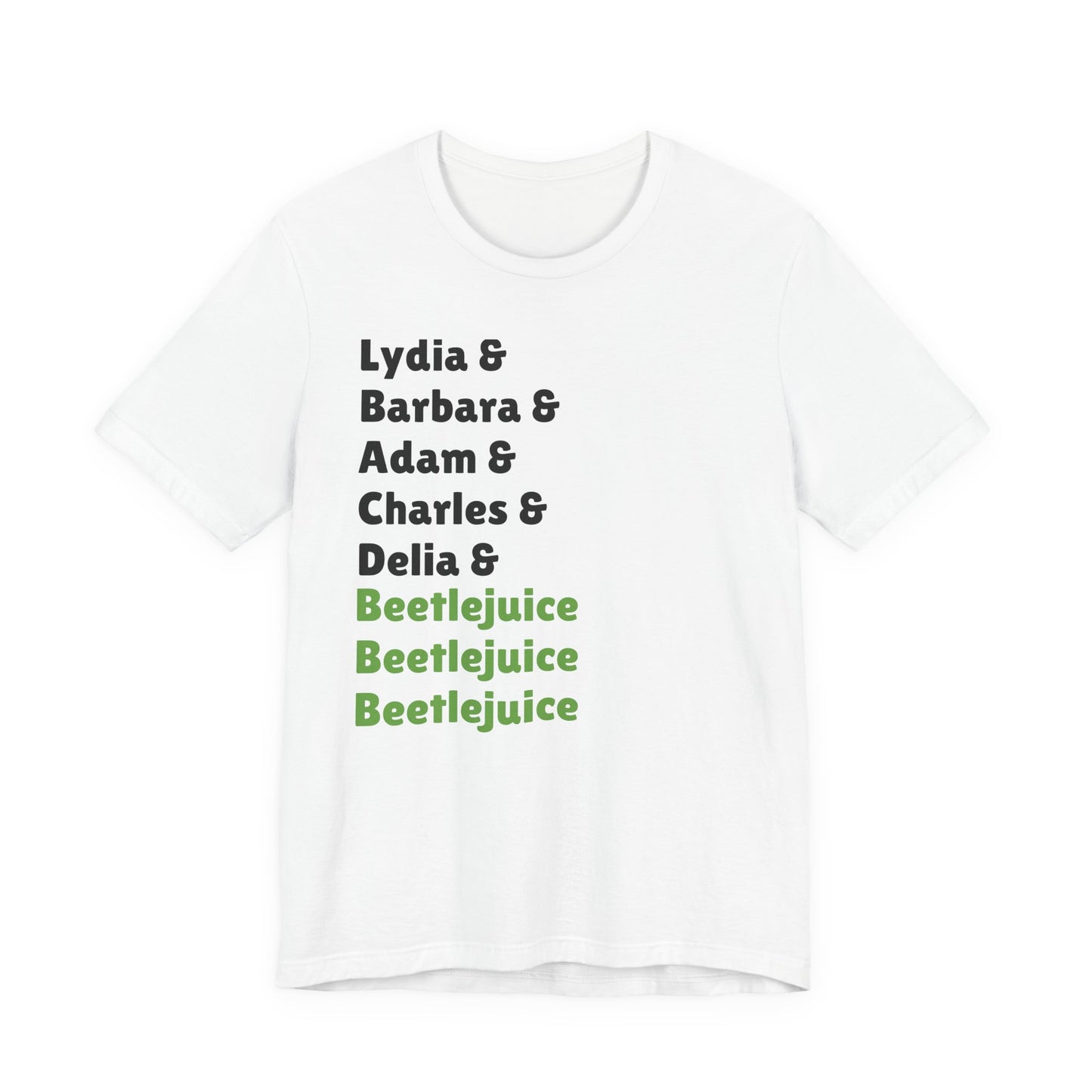 Beetlejuice Characters List T-Shirt