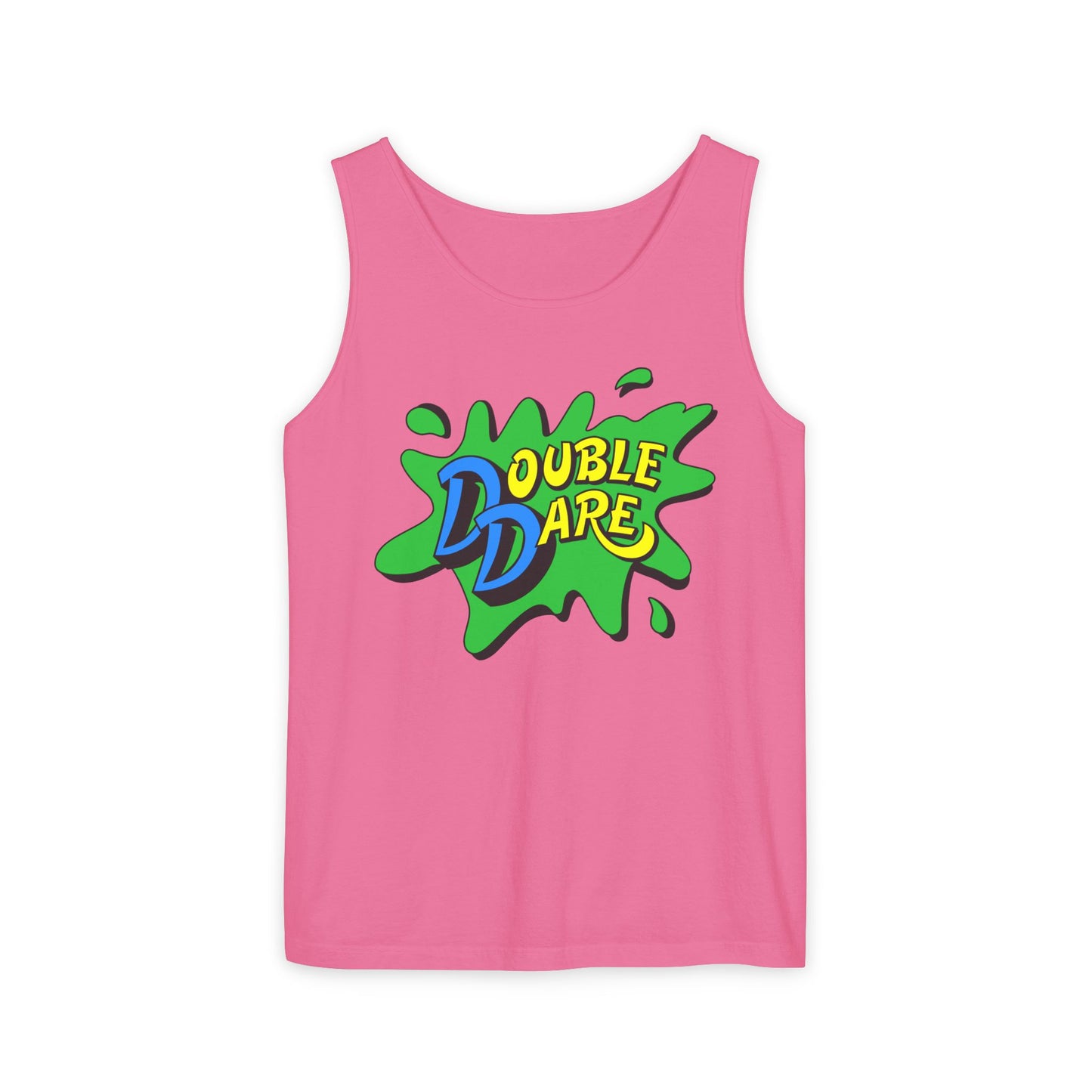 80s 90s Physical Challenge Slime Game Show Logo Tank Top